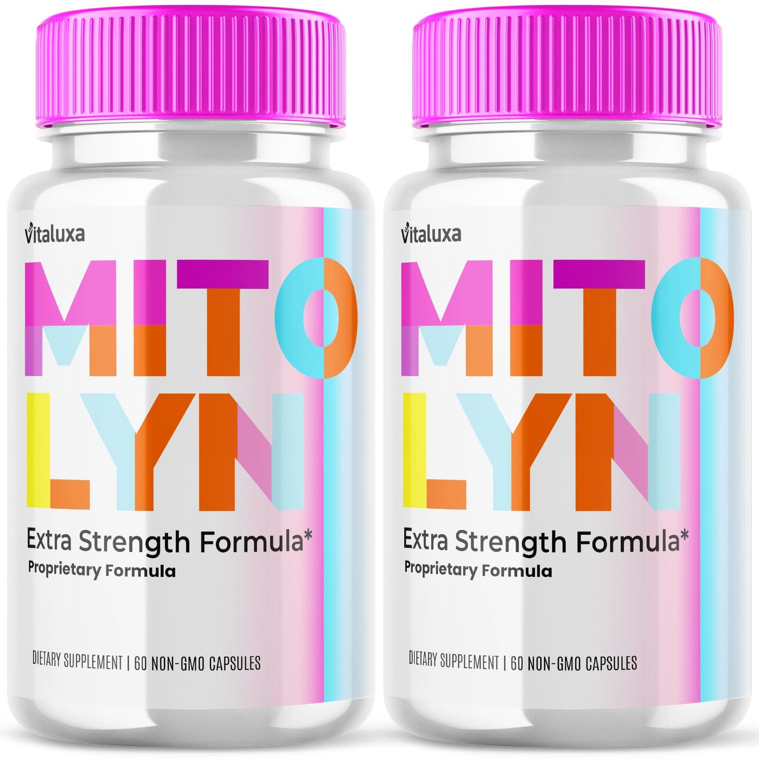 2 Pack Mitolyn Pills Vitamin Supplement, Mytolyn Capsules Advanced Purple Peel Loss Formula Mitolin, Mytolin Max Strength Reviews Wait Green Coffee Tea Extract, Glucomannan Cayenne 120 Ct