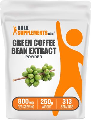 BulkSupplements.com Green Coffee Bean Powder - Green Coffee Bean Extract for Weight Loss - Slimming Coffee - Coffee Weight Loss - Caffeine Supplements 250 Grams - 8.8 oz