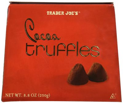 Trader Joes Cocoa Truffles....8.8 Oz. Box