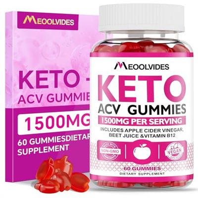 FraFr.gancia Keto ACV Gummies - Apple Cider Vinegar with B6 B12, Vegan, Gelatin-Free, Keto Support, Detox Cleanse, Non-GMO, for Men Women, 60 Count