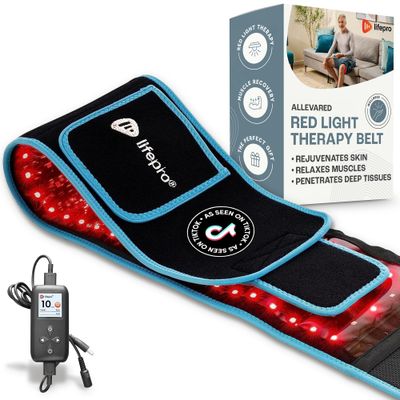 Lifepro Red Light Therapy Belt - Near Infrared Light Therapy Red Light Therapy for Body, Relaxing Muscle, Inflammation, Improve Circulation - Infrared Therapy or Infrared Light Therapy Device