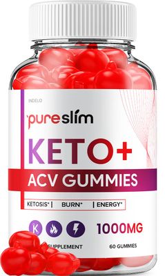 Pure Slim Keto ACV Gummies - Advanced Formula PureSlim Keto Plus ACV Gummies Apple Cider Vinegar Pure Slim ACV Gummies Dietary Supplement Reviews Men Women 60 Gummies