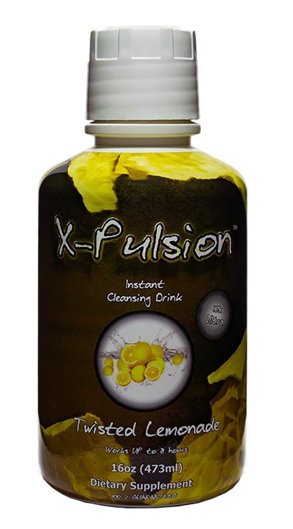 X-Pulsion by Herbal Extreme 16oz Instant Cleansing Detox Drink Twisted Lemonade