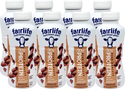 Niro Assortment Fairlife Protein Shakes, Pack Of 8 - Chocolate Fairlife Shake 11.5 Oz Each - Premium Fairlife Protein Shake With Beverage Sleeve