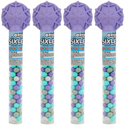 Easter Chocolate Candies In Cane, SixletsCandy Bulk, Ideal Easter Basket Candy for Kids and Adults to Enjoy, Great for Holiday Parties, Candy Buffets, Gift Bags and Seasonal Snacking 4 Canes