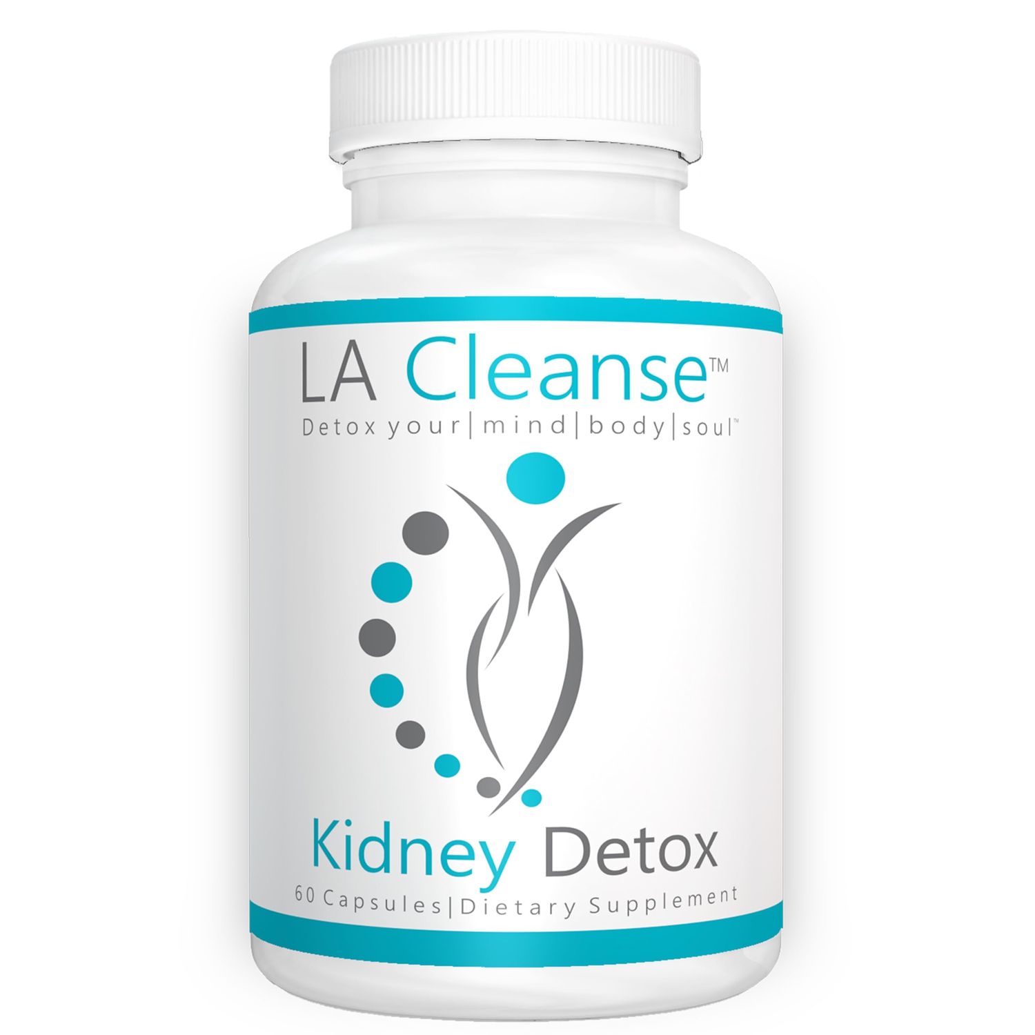 LA Cleanse Kidney Support Supplement - 60 Capsules - 200 mg Cranberry Extract with Astragalus Root, Uva Ursi Leaf Powder, Chanca Piedra Powder for Kidney Detox Cleanse Overall Urinary Wellness