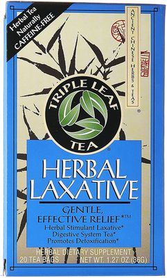 Triple Leaf Tea Natural, Herbal Laxative 0.07 ozPack of 2