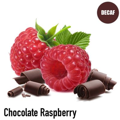 Chocolate Raspberry Decaf Flavored Coffee, Whole Bean, Fresh Roasted, 16-ounce