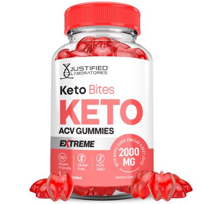 Keto Bits Keto ACV Gummies Extreme 2000MG Keto Bites Keto Gummies Apple Cider Vinegar Formulated with Pomegranate Beet Juice Powder B12 Vegan Non GMO 60 Gummys