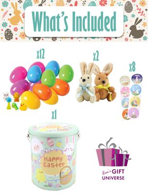 Easter Care Package (44 Count) Easter Candy Eggs Great Snacks for Family Friends Kids Coworkers