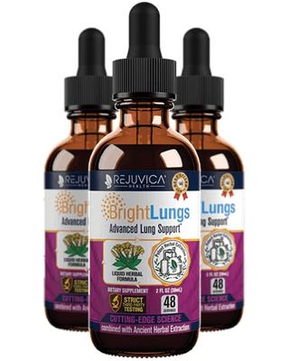 Bright Lungs - Lung Detox Support Supplement to Help Maintain Overall Lung Respiratory Health - Grindelia, Lobelia, Licorice, Wild Cherry More!