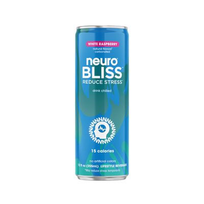 Neuro Bliss White Raspberry, 12 Fl Oz Can Pack of 12
