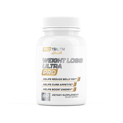 BioTruth Health Weight Loss Ultra New Weight Loss Formula Pills for Women Men Appetite Suppressant Supplement, Fat Burner 5 Clinically Tested Ingredients Diet Pills - 60 Capsules