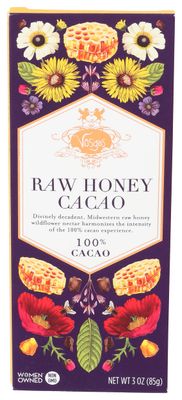 VOSGES HAUT CHOCOLAT Honey Cacao Chocolate Bar, 3 OZ