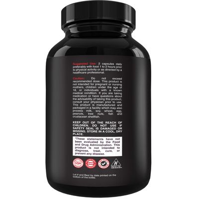 Extra Strength Testosterone Booster for Men - Natural Testosterone Supplement for Men with Horny Goat Weed Maca Root Tongkat Ali and Saw Palmetto Extract for Muscle Enlargement Stamina and Strength