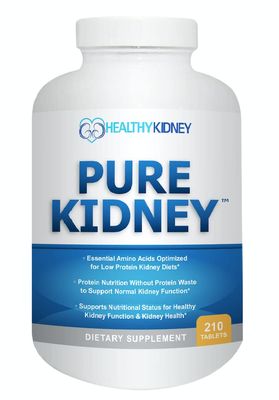 Pure Kidney Health Supplement and Renal Diet Cookbook for Rejuvenation, Low Protein Diet and Kidney Supplement. Kidney Diet Book Renal Supplement 210 Pills