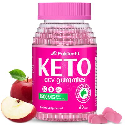 Keto ACV Gummies Advanced Formula 1500MG Keto Gummies Apple Cider Vinegar Formulated with Pomegranate Beet Juice Powder B12 Vegan Non GMO 60 Gummys