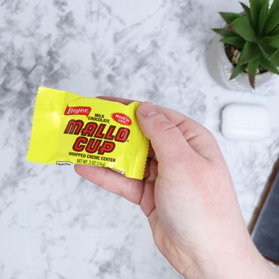 Sweetzo - Boyer Mallo Cups Individually Wrapped, Chocolate Candy With Marshmallow Filling, 0.5 Ounces 20 Pack
