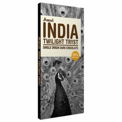 AMUL India Single Origin Dark Chocolate 125 GM. Pack of 4
