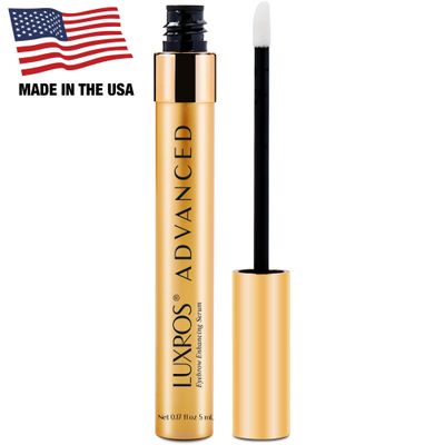 LUXROS Advanced Growth Serum for Full, Thick Eyebrows - USA Made, See Results in 4-8 Weeks 5 ml
