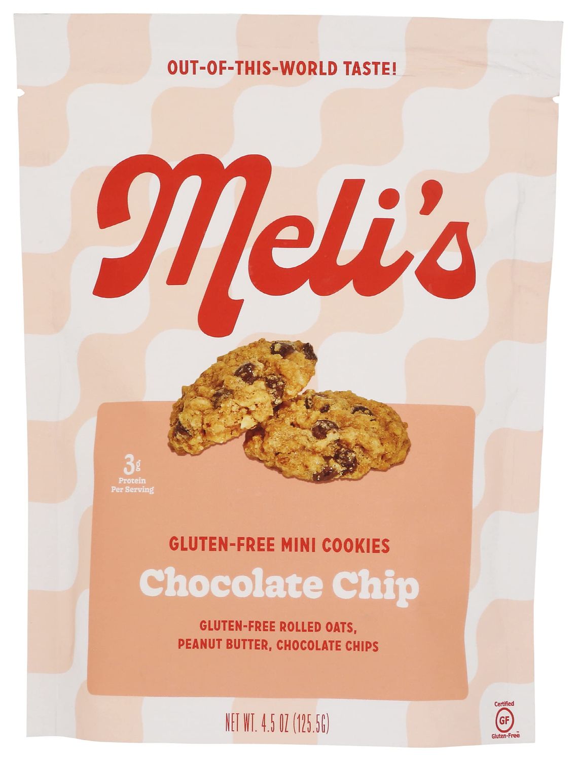 Meli s Chocolate Chip Mini Cookies, Gluten Free, 4.5 Ounces Pack Of 6