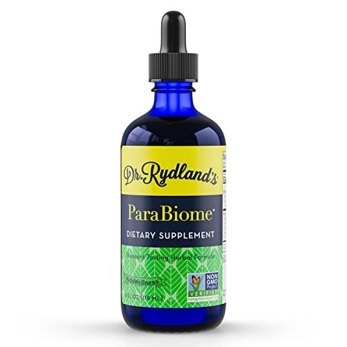 Dr. Rydlands Herbal Supplement Created by KidsWellness, Effective on Adults Children ParaBiome Advanced Cleanse and Digestive Support Made with Black Walnut, Clove, Wormwood 4 Ounce Bottle