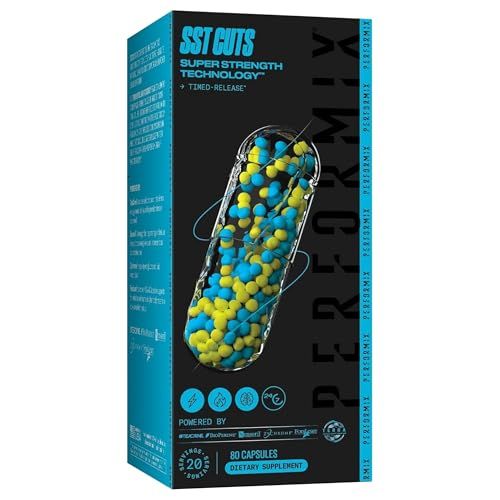 PERFORMIX SST Cuts Super Strength Technology - Energy, Focus Mood - Nootropic, Caffeine, Zychrome Teacrine - Pre Workout Supplement for Men Women - 80 Servings