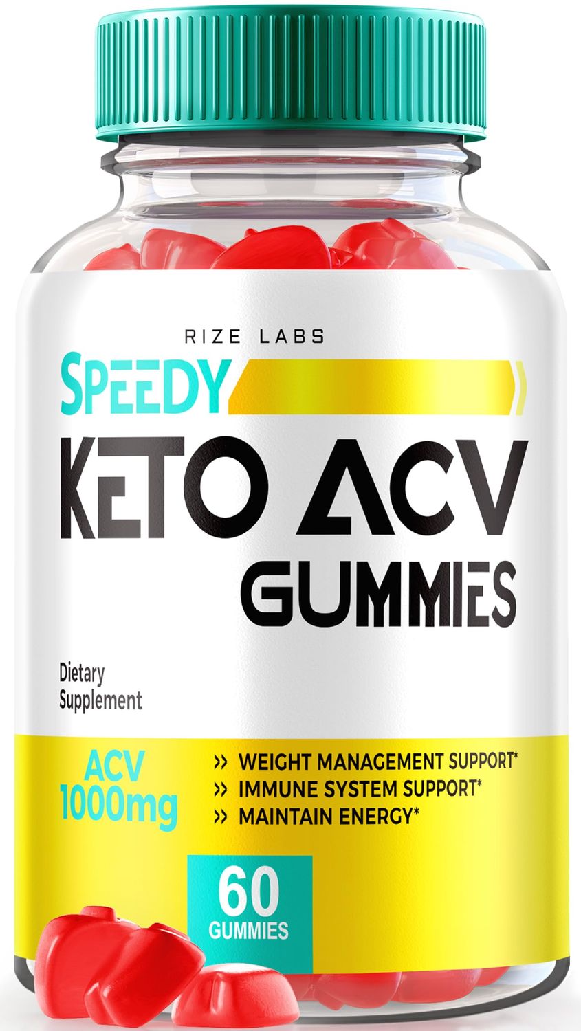 rize labs - Speedy Extreme Keto Plus ACV Gummy for Advanced Weight Loss with Apple Cider Vinegar 2000mg Supplement 60 Gummies