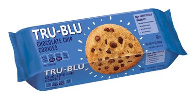 Tru-Blu Chocolate Chip Home Style Cookies No artificial ingredients No High Fructose Corn Syrup Made in the USA 12 Ounce Pack of 6