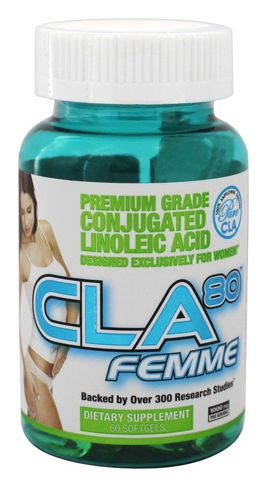 ALLMAX Nutrition Femme CLA80 Femme Premium Grade CLA 1,000 mg 60 Softgels