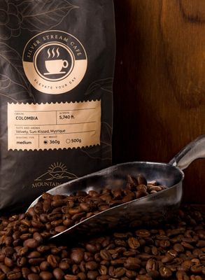 Premium Colombian Coffee - Whole Bean, Chocolate Notes, Nootropic - 2 Pack of 1.1lb Bags - 2.2 lbs total
