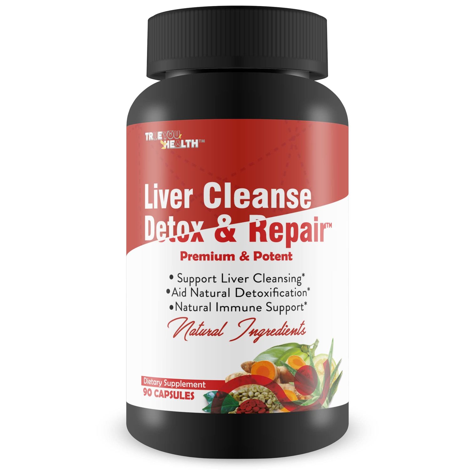 Liver Cleanse Detox Repair - Liver, Kidney, Colon Cleanse - Herbal Liver Support Supplement with Dandelion Root, Aloe, Turmeric, Ginger - Promote Liver Health Naturally