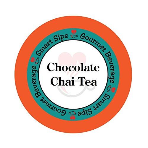 Smart Sips, Chocolate Chai Tea Latte, Single Serve Cups Compatible With All Keurig K cup Machines, 24 Count