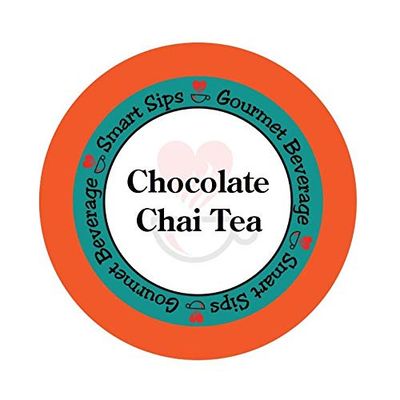 Smart Sips, Chocolate Chai Tea Latte, Single Serve Cups Compatible With All Keurig K cup Machines, 24 Count