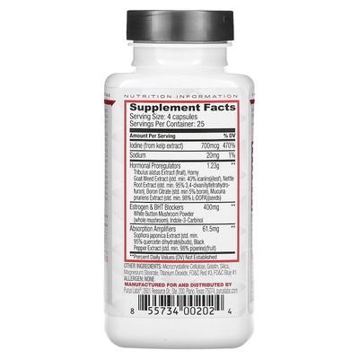 Purus Labs Recycle Hormone Exhilirator , 100 Capsules