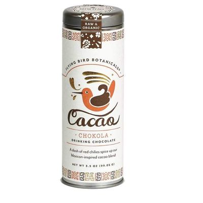 Flying Bird Botanicals - Organic Raw Cacao Chokola Drinking Chocolate, 3.5 oz