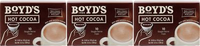 Boyds Coffee Hot Cocoa Single Serve Pods 10 Count, Pack of 3 30 Pods