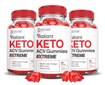 3 Pack Valiant Keto ACV Gummies Extreme 2000MG Valant Keto Gummies Apple Cider Vinegar Formulated with Pomegranate Beet Juice Powder B12 Vegan Non GMO 180 Gummys