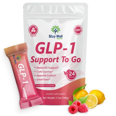 GLP-1 Supplement Activate GLP-1 Production Naturally GLP 1 Booster Drink Mix to Control Appetite and Cravings Great Tasting Metabolic Support Formula Raspberry Lemonade
