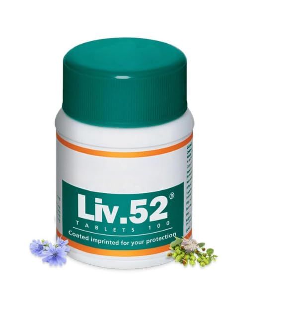 Liv. 52 Tablets for Detox and Liver Support and, Pack of 100, All Natural- All Herbal