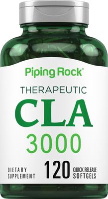 Piping Rock CLA Supplements 3000mg Conjugated Linoleic Acid 120 Softgels Non-GMO, Gluten Free