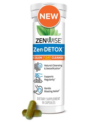 Zenwise Health 7 Day Cleanse - Detox Colon Cleanse for Men Women, Gut Cleanse Detox Pills for Digestive Health with Psyllium Husk, Senna Leaf, Bromelain, Ginger, ACV, and Probiotics - 14 CT