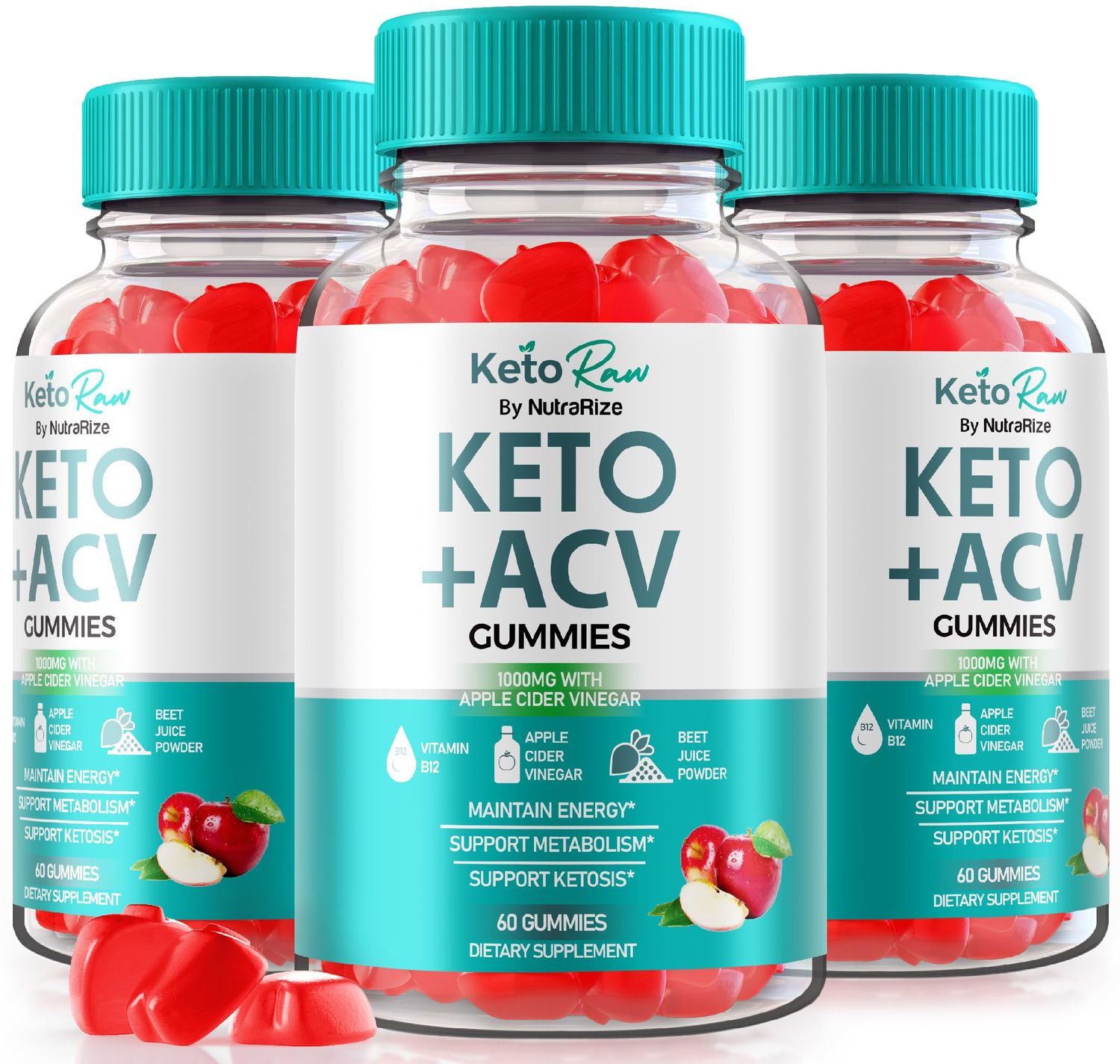 3 Pack Keto Raw ACV Gummies, Premium Keto ACV Advanced Weight Loss Support Formula, All Natural Keto Plus Raw Apple Cider Vinegar Gummy, Official KetoACV Ketoraw Gomitas Reviews 180 Gummies
