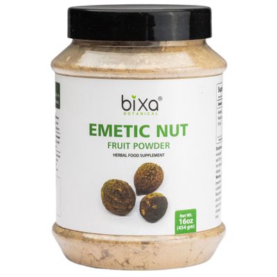 bixa BOTANICAL Emetic Nut Powder Randia dumetorum 1 Pound 16 OZ Promotes Removal of toxins Ayurvedic Herbal Supplement Gluten Free, Non-GMO, Vegan, 100 Pure.