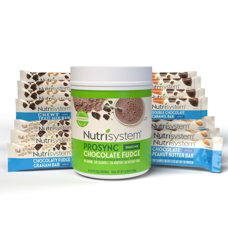 Nutrisystem 14-Day Meal Replacement Kit with Lunch Bars Shakes, 28 Servings
