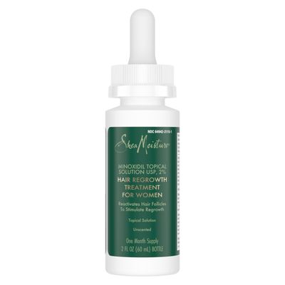 SheaMoisture Hair Regrowth Treatment for Women Minoxidil Topical Solution UPS, 2 to Stimulate Hair Regrowth Unscented 2 oz