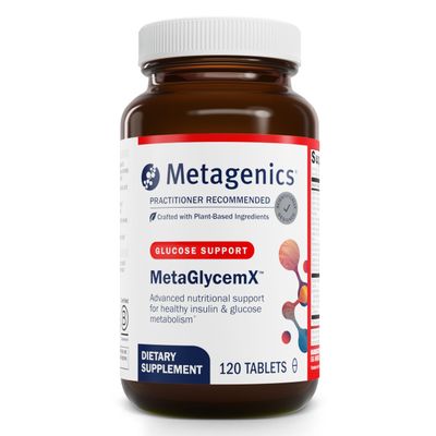 Metagenics MetaGlycemX - 100 mg Alpha-Lipoic Acid - Supports Carbohydrate Metabolism - Antioxidant Support - With Green Tea Extract - Non-GMO Gluten-Free - 120 Count