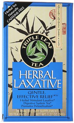 Triple Leaf Tea Herbal Laxative Tea Bags