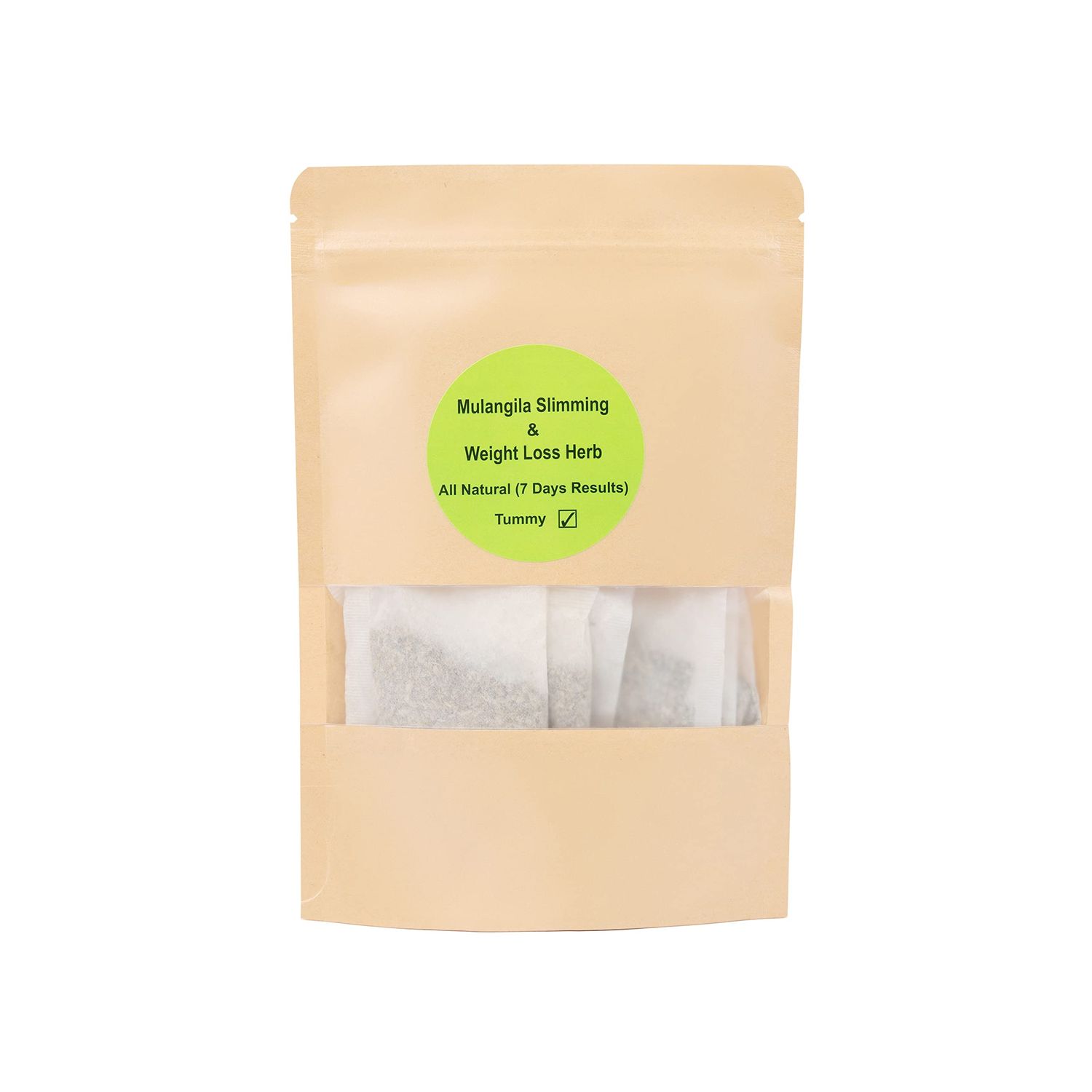 Naturally Slim Herbal Tea Blend: Body Shaping, Metabolism Boosting, Appetite Suppressing, Detox Wellness Tea, 24 Tea Bags for Healthier You Tummy