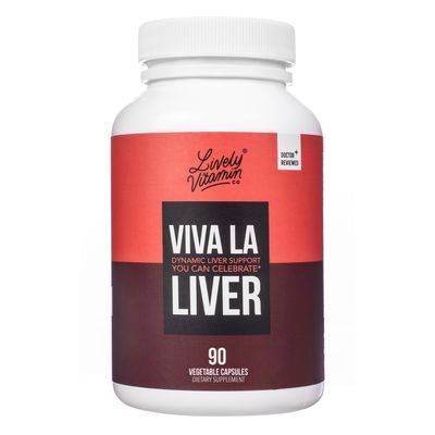 LIVELY VITAMIN CO. Viva La Liver - Improved Function - Cleanse - Detox - Eliminate Toxins Waste - Inflammation - Cognitive Brain Function - Immune Support - Clarity - 90 Capsules